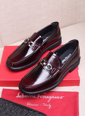 Salvatore Ferragamo Business Men Shoes--096